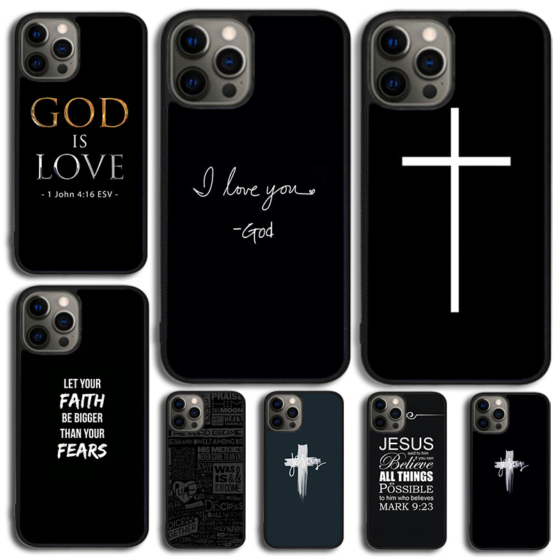 Phone Cases Jesus - 기독교 성경 구절 예수 아이폰 케이스