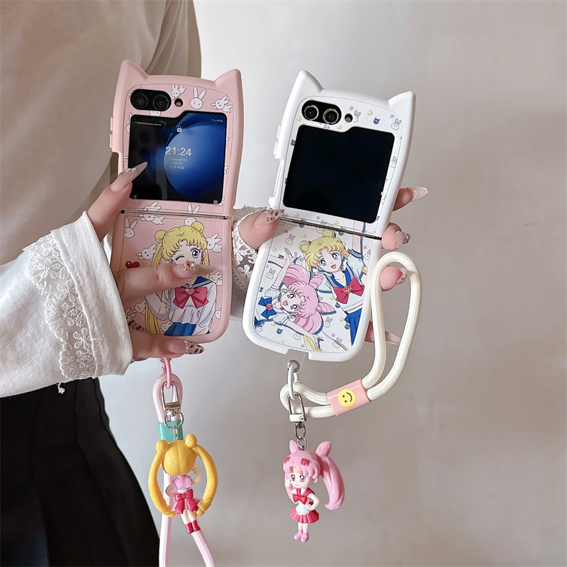 Phone Cases Hard - 귀여운 일본 애니메이션 세일러문 삼성 갤럭시