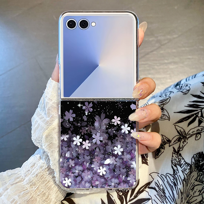 Phone Cases Hard - 체리꽃 케이스 삼성 갤럭시 Z 플립