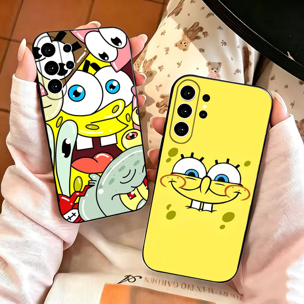 Phone Cases Shein - 만화 귀여운 재미있는 F-FACE S-스폰지밥 폰