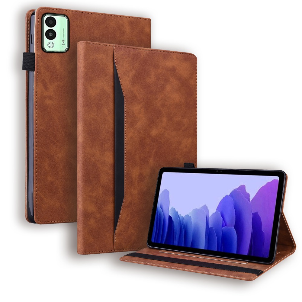 Leather Folio Wallet Case - Tecno MegaPad 11 LTE 10.95인치 태블릿용