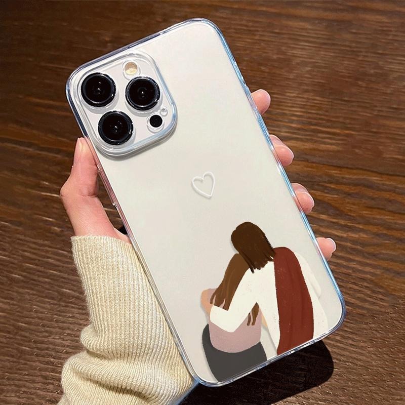 Phone Cases Jesus - 1개 기독교 사랑 커플 패턴 투명