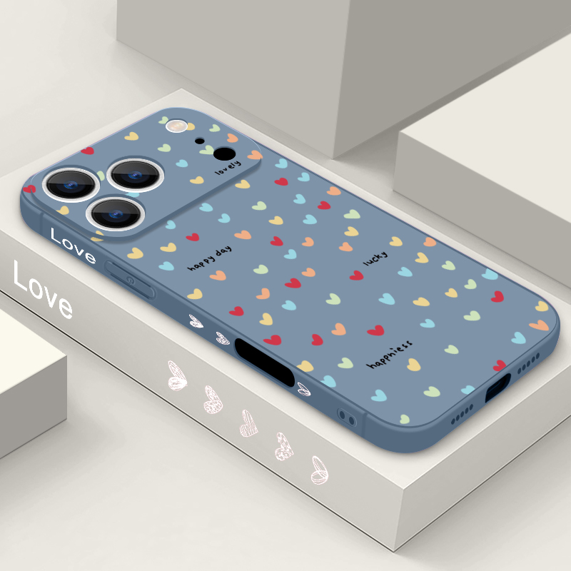 Phone Cases For Iphone 11 - 리틀 하츠 패턴 폰 케이스 아이폰