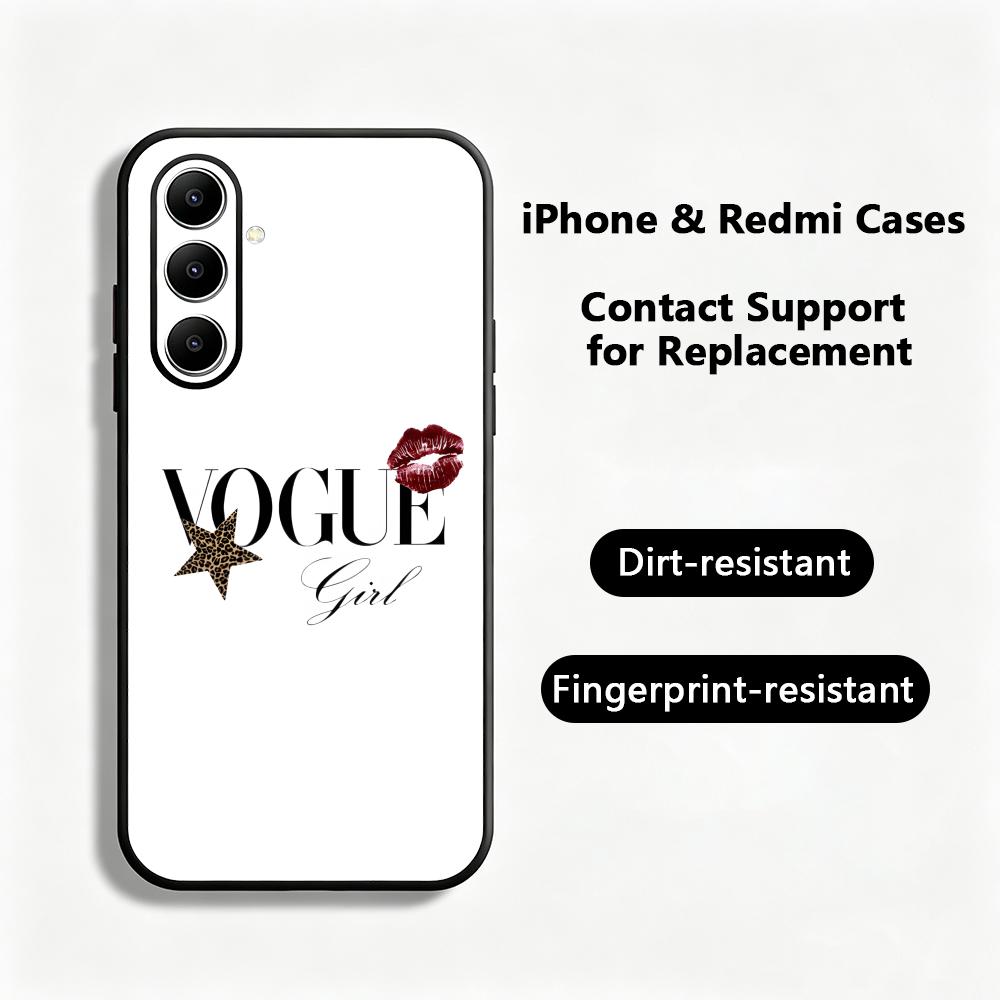 Phone Cases Vogue - 브랜드 핫 V-VOGUE 매거진 스타일 삼성