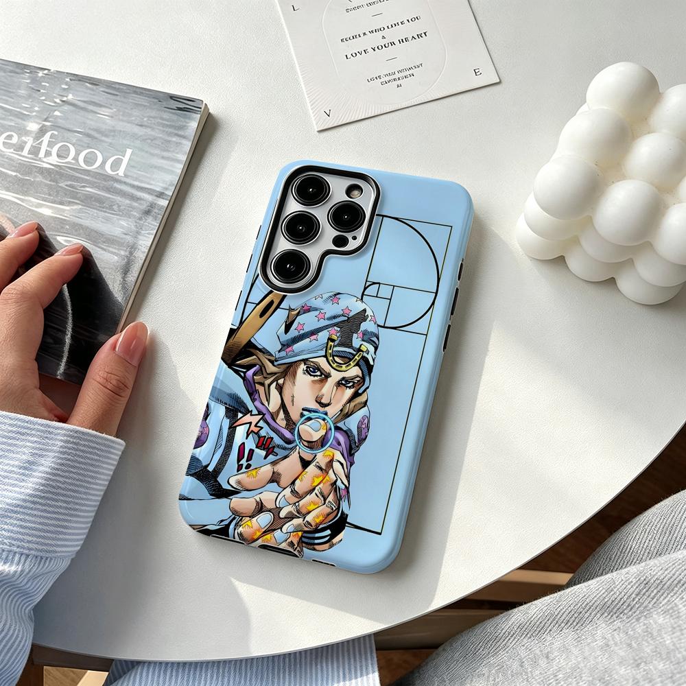 Samsung Galaxy S25 - 핫 쿨 애니메이션 J-JOJO 스틸볼런 폰