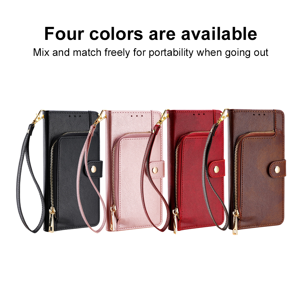 PU 가죽 지퍼 지갑형 폰 케이스 (구글 픽셀 9 10 - Leather Folio Wallet Case 리뷰 및 가격