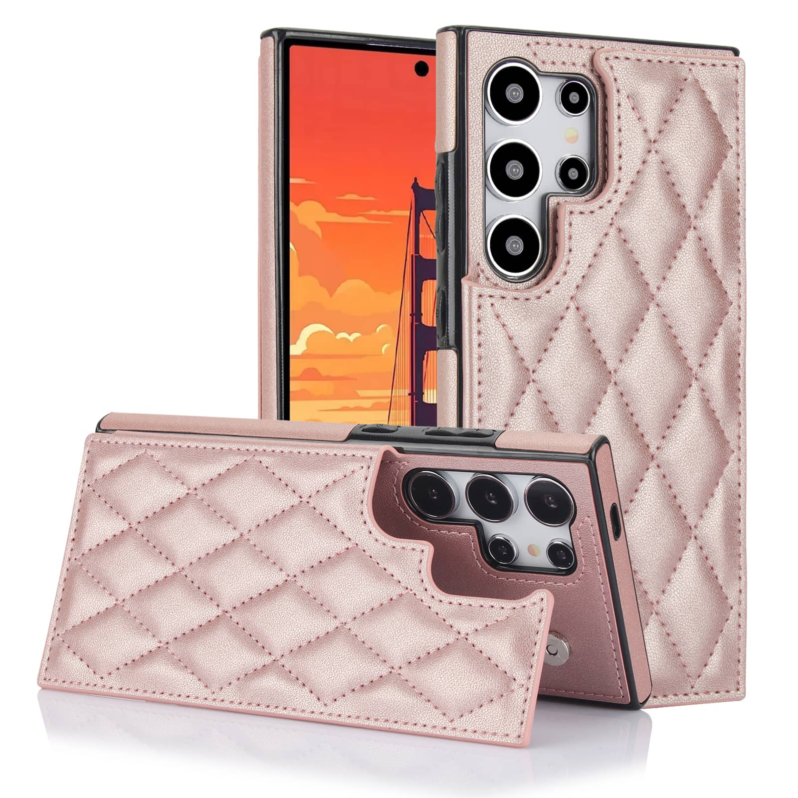 삼성 갤럭시 S25 울트라 S25 플러스 케이스, 여성 - Leather Folio Wallet Case 리뷰 및 가격