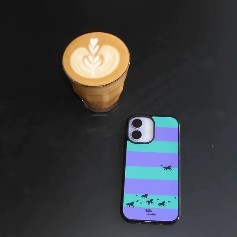 심플하고 세련된 보라색 줄무늬 포니 폰 케이스 삼성 S - Phone Cases Purple 리뷰 및 가격