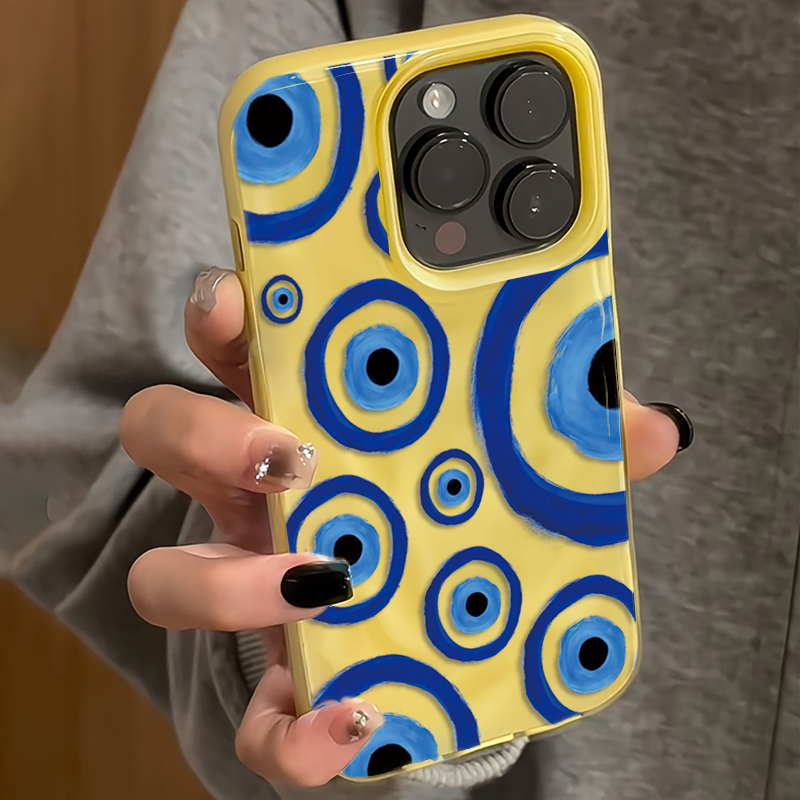 레트로 블루 아이 디자인 TPU 폰 케이스 아이폰 17 - Phone Cases Blue 리뷰 및 가격