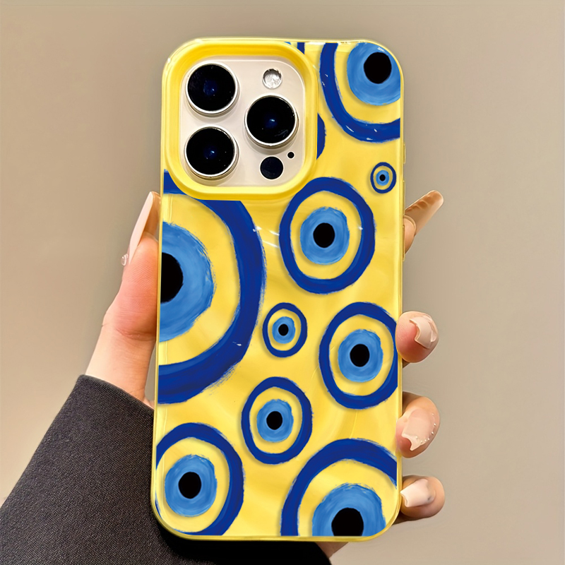 레트로 블루 아이 디자인 TPU 폰 케이스 아이폰 17 - Phone Cases Blue 리뷰 및 가격