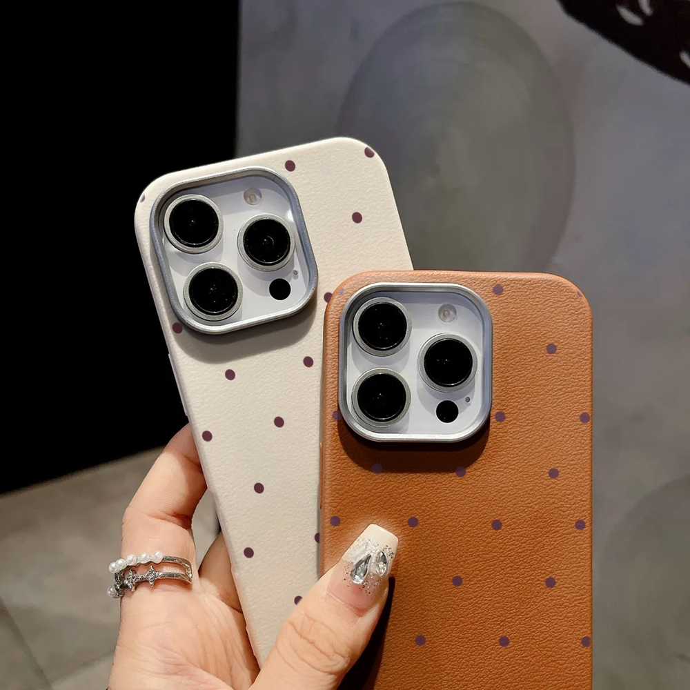 창의적이고 독특한 물방울 무늬 아이폰 17 16 15  - Phone Cases Luxury 리뷰 및 가격