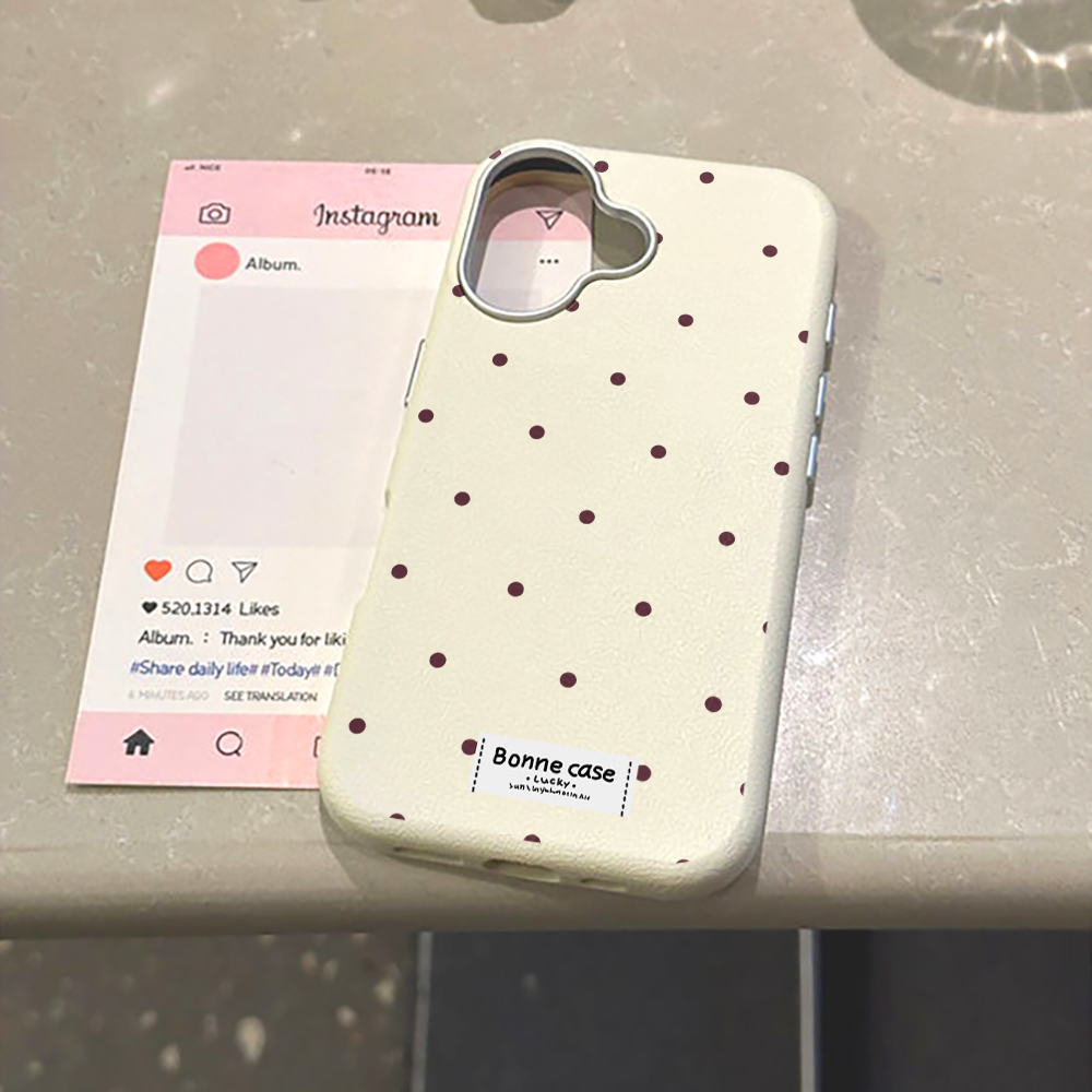 창의적이고 독특한 물방울 무늬 아이폰 17 16 15  - Phone Cases Luxury 리뷰 및 가격