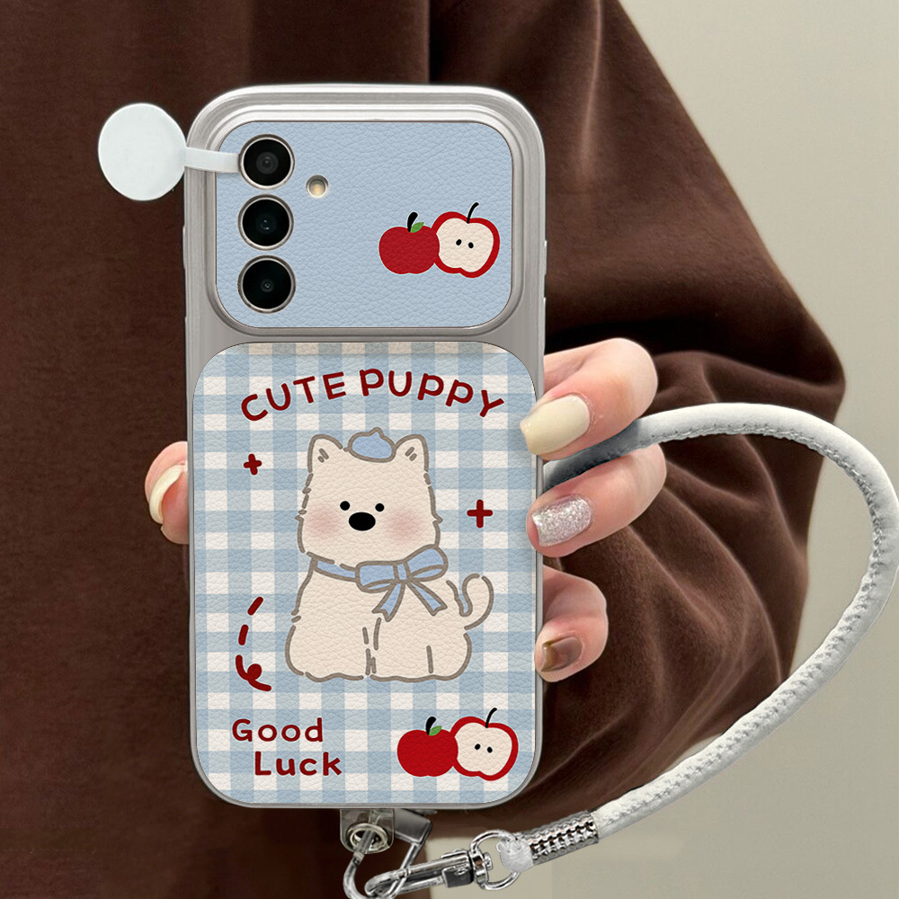 블루 플래드 강아지 패턴 폰 케이스 삼성 A57 A27 - Phone Cases Blue 리뷰 및 가격