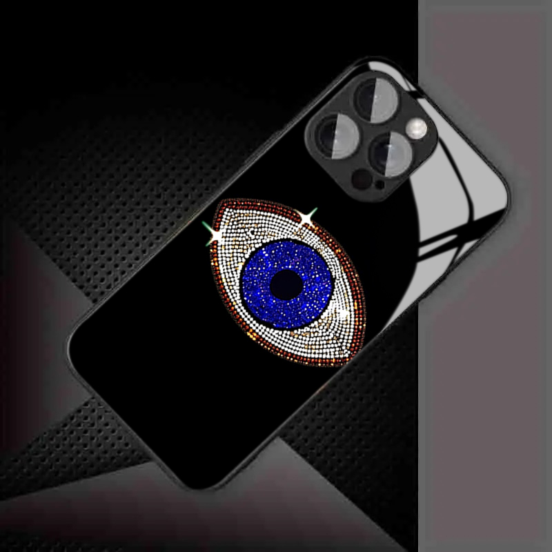 보그 다크 블루 아이즈 강화유리 폰 케이스 삼성 갤럭시 - Phone Cases Vogue 리뷰 및 가격