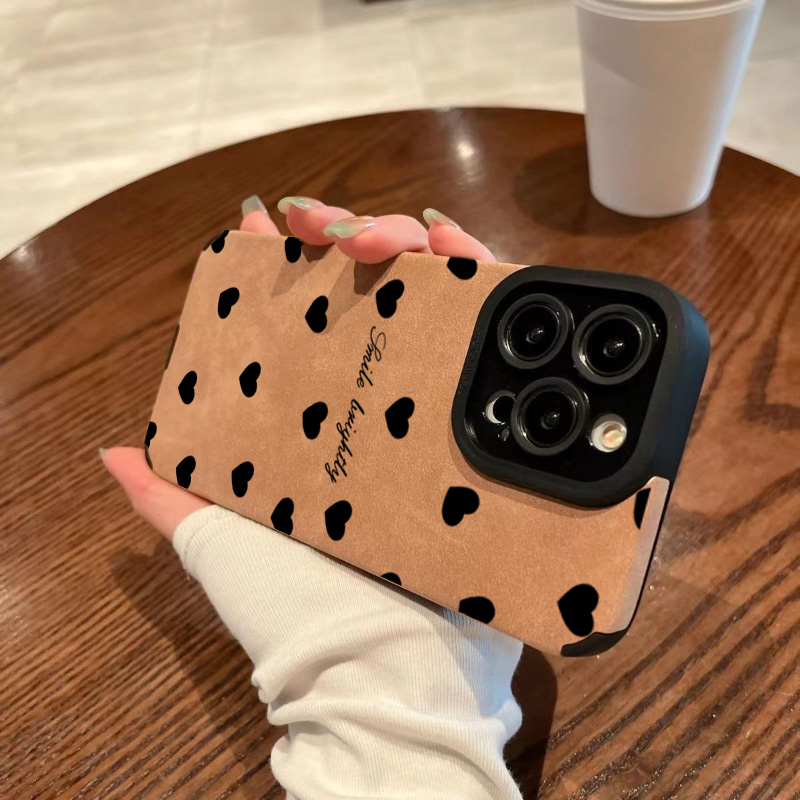 새로운 럭셔리 블랙 러브 하트 소프트 폰 케이스 아이폰 - Phone Cases Luxury 리뷰 및 가격