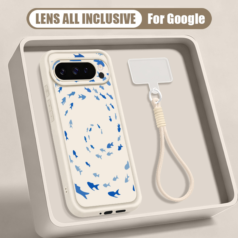  혹등고래 프린트 손목 스트랩 끈 케이스 (구글 픽셀  - Phone Cases Pixel 10 Pro 리뷰 및 가격