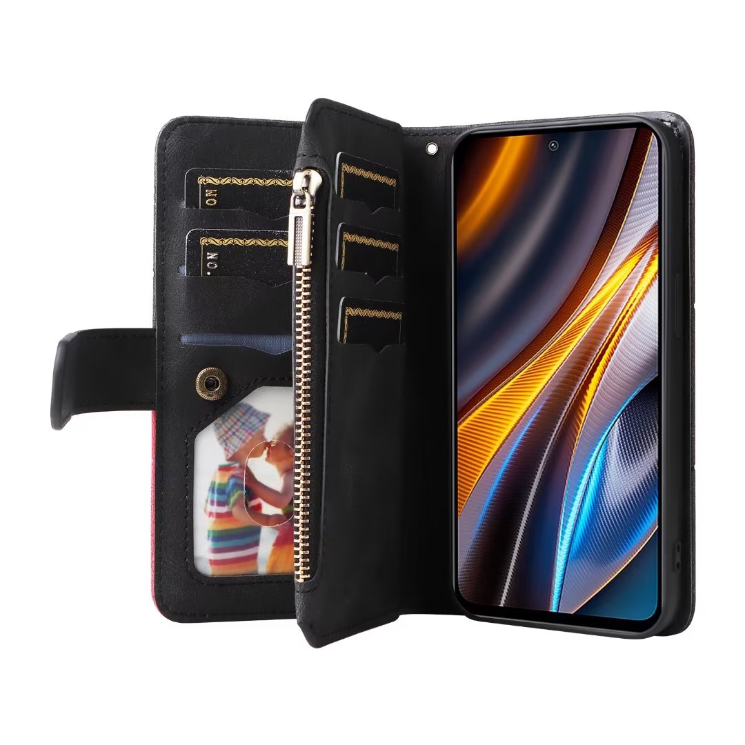 모토로라 엣지 70 퓨전 가죽 케이스 고급 플립 지퍼  - Leather Folio Wallet Case 리뷰 및 가격