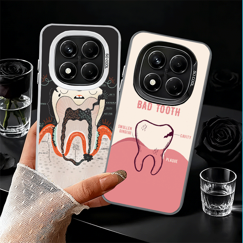 치과 의사 패턴 소프트 폰 케이스 (샤오미 레드미 노트 - Phone Cases Shein 리뷰 및 가격