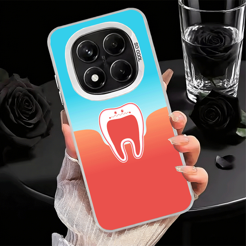 치과 의사 패턴 소프트 폰 케이스 (샤오미 레드미 노트 - Phone Cases Shein 리뷰 및 가격