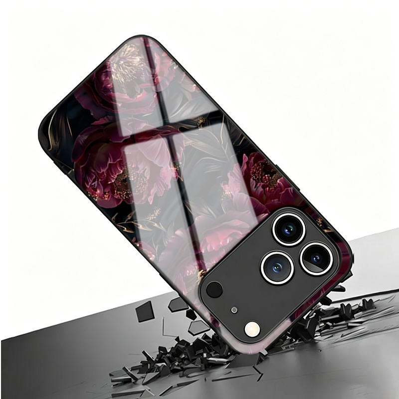 보그 다크 레드 로즈 강화유리 폰 케이스 삼성 갤럭시  - Phone Cases Vogue 리뷰 및 가격