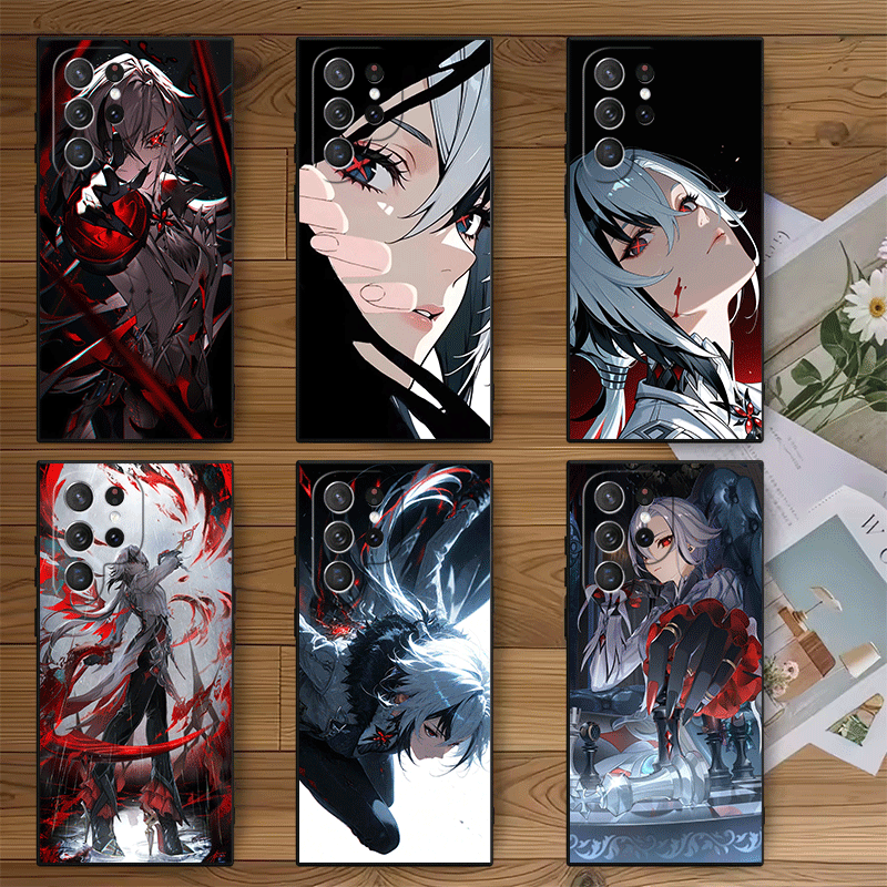 겐신 임팩트 아르레치노 소프트 폰 케이스 삼성 갤럭시  - Phone Cases Shein 리뷰 및 가격