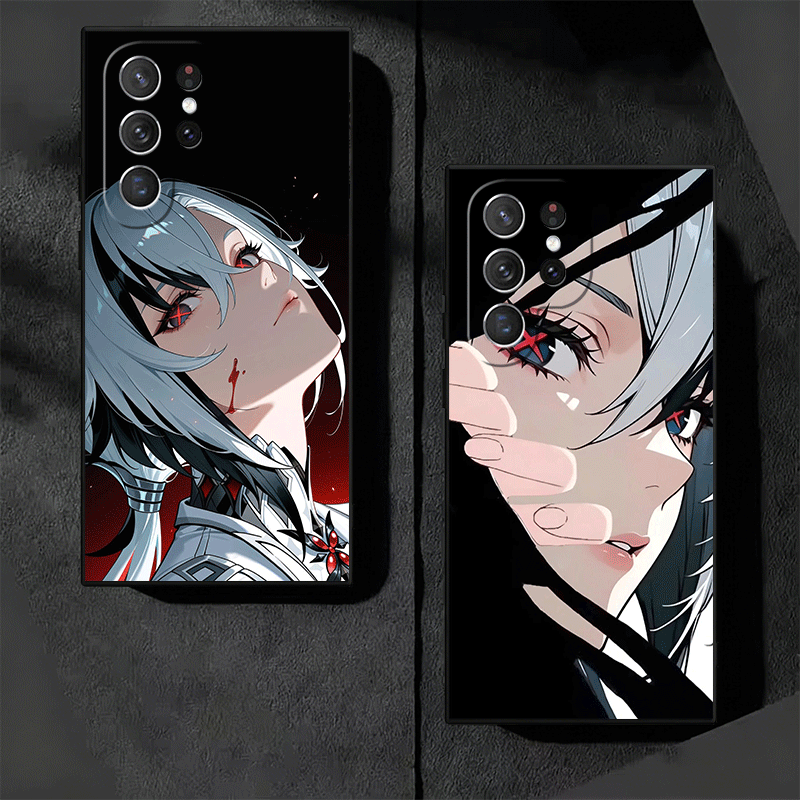 겐신 임팩트 아르레치노 소프트 폰 케이스 삼성 갤럭시  - Phone Cases Shein 리뷰 및 가격