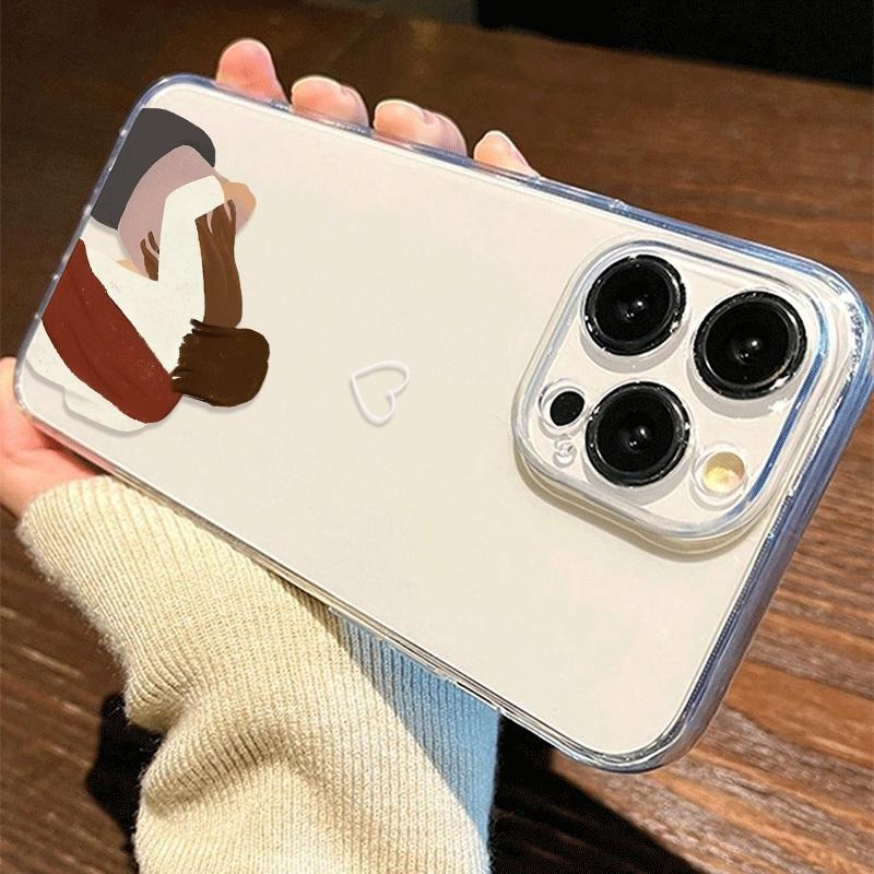 1개 기독교 사랑 커플 패턴 투명 미세홀 휴대폰 케이스 - Phone Cases Jesus 리뷰 및 가격