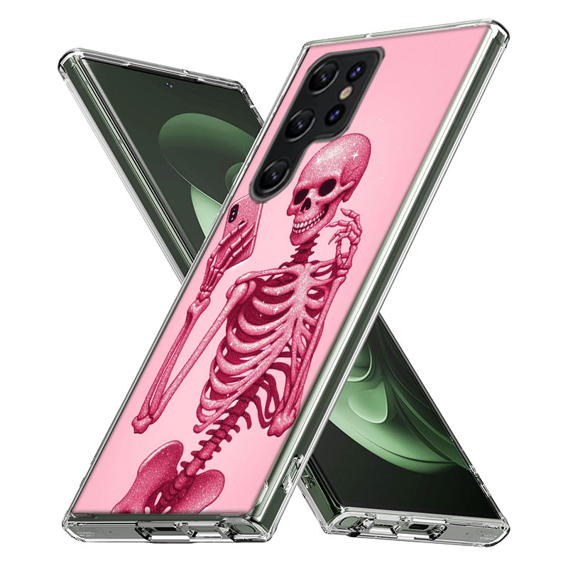 재미있는 해골 무늬 투명 TPU 케이스, 삼성 S26  - Phone Cases Shein 리뷰 및 가격