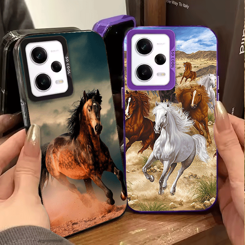 페르가나 말 동물 소프트 폰 케이스 (샤오미 레드미 노 - Phone Cases Shein 리뷰 및 가격