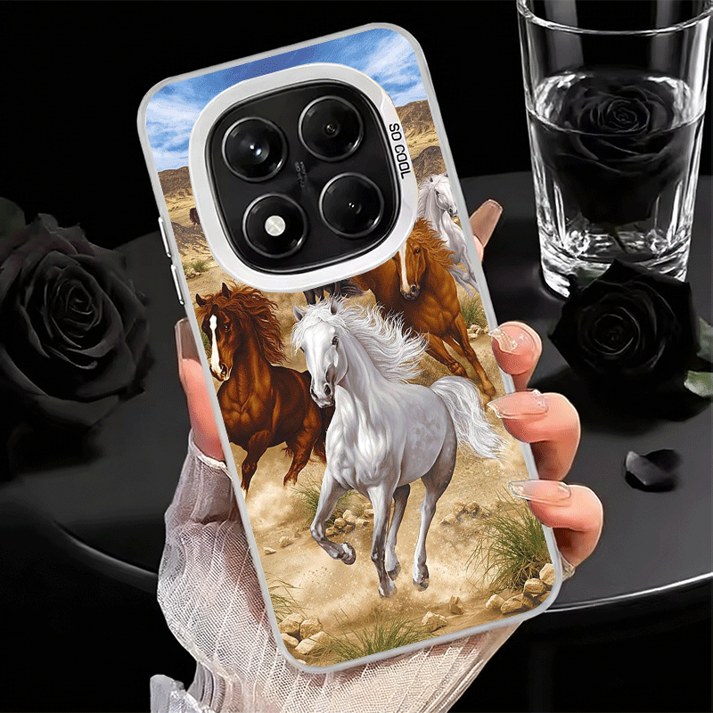 페르가나 말 동물 소프트 폰 케이스 (샤오미 레드미 노 - Phone Cases Shein 리뷰 및 가격