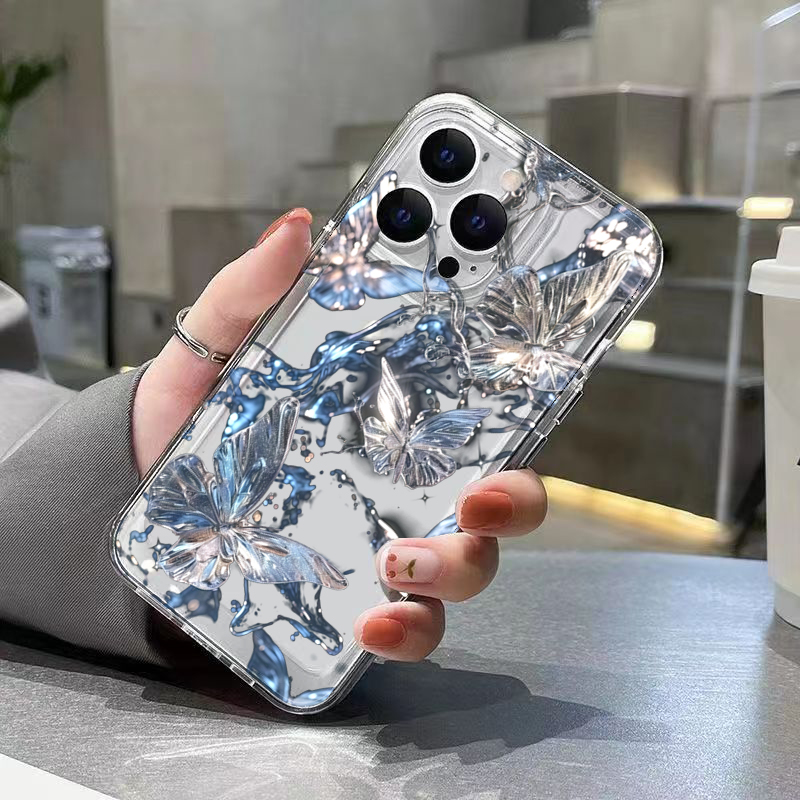 럭셔리 3D 나비 투명 폰 케이스 (아이폰 17, 16 - Phone Cases Luxury 리뷰 및 가격