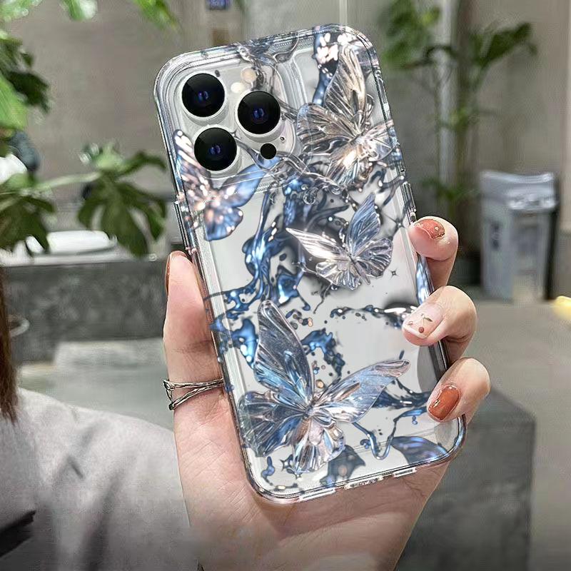 럭셔리 3D 나비 투명 폰 케이스 (아이폰 17, 16 - Phone Cases Luxury 리뷰 및 가격