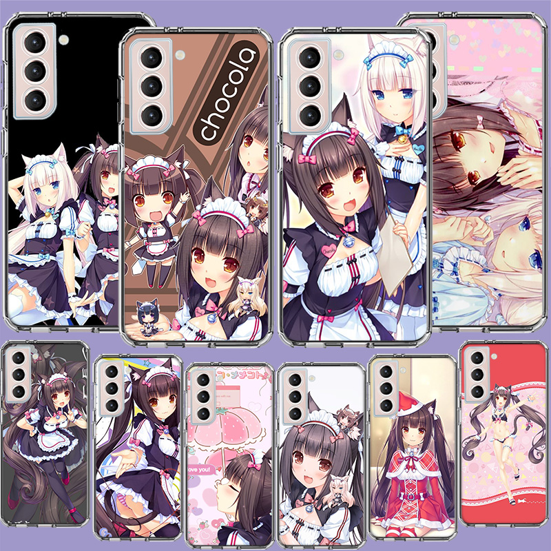 초콜라 네코파라 삼성 갤럭시 S25 엣지 S24 S23 - Phone Cases Shein 리뷰 및 가격
