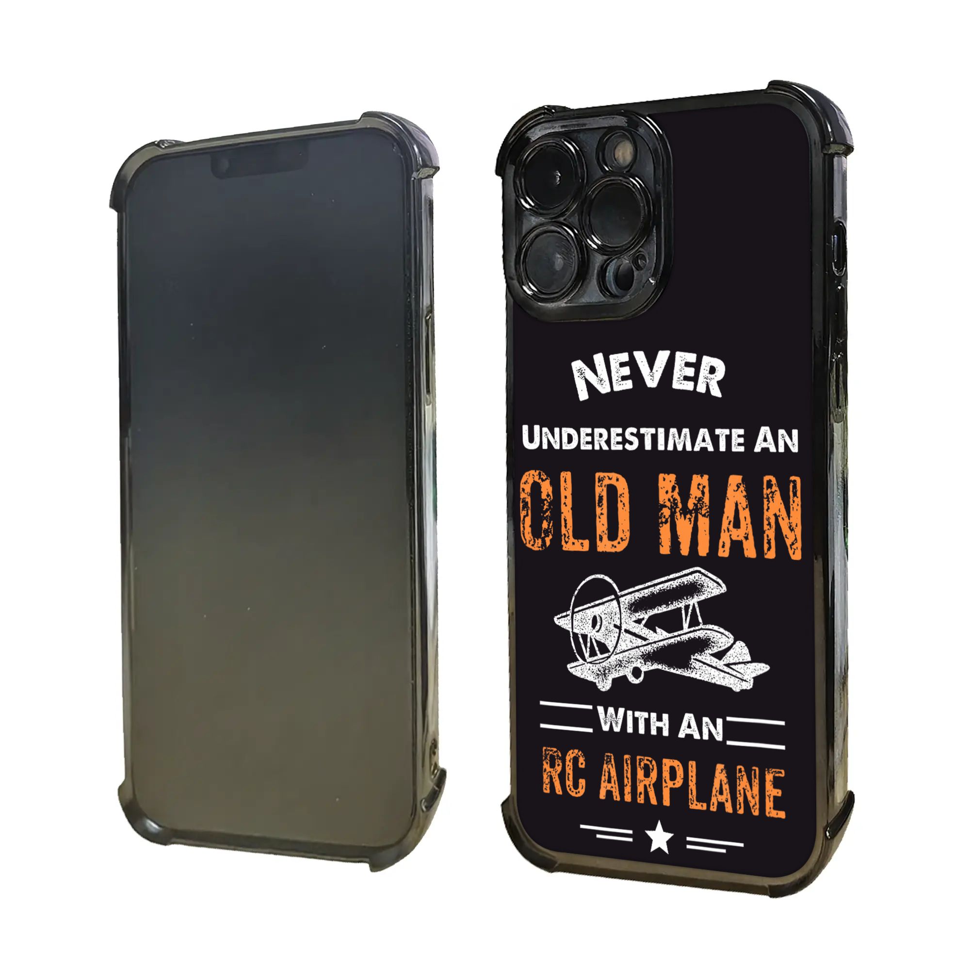 RC 비행기 모양 전화 커버가 있는 노인을 과소평가하지 - Phone Cases Arc 리뷰 및 가격