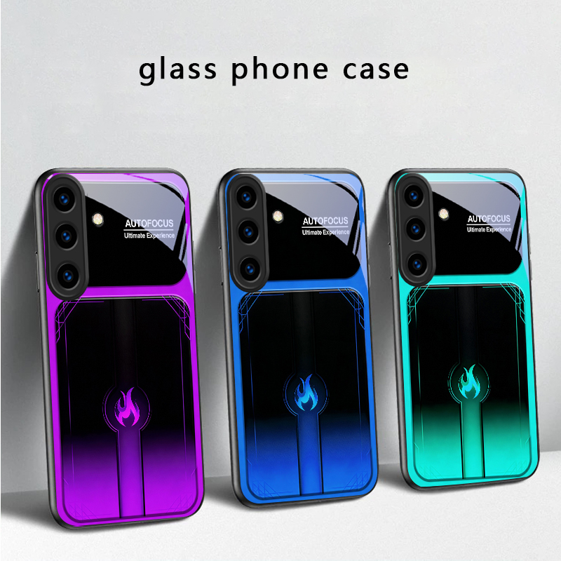 눈부신 보라색 불꽃 무늬 삼성 갤럭시 S20 S21 S - Phone Cases Purple 리뷰 및 가격