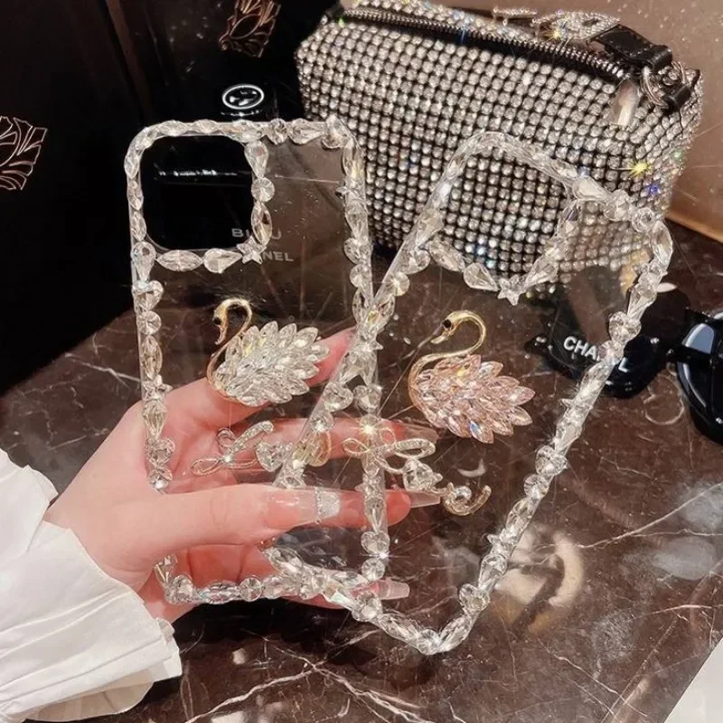 다이아몬드 러브 크리스탈 스완 폰 케이스, 글리터 블링 - Phone Cases Arc 리뷰 및 가격