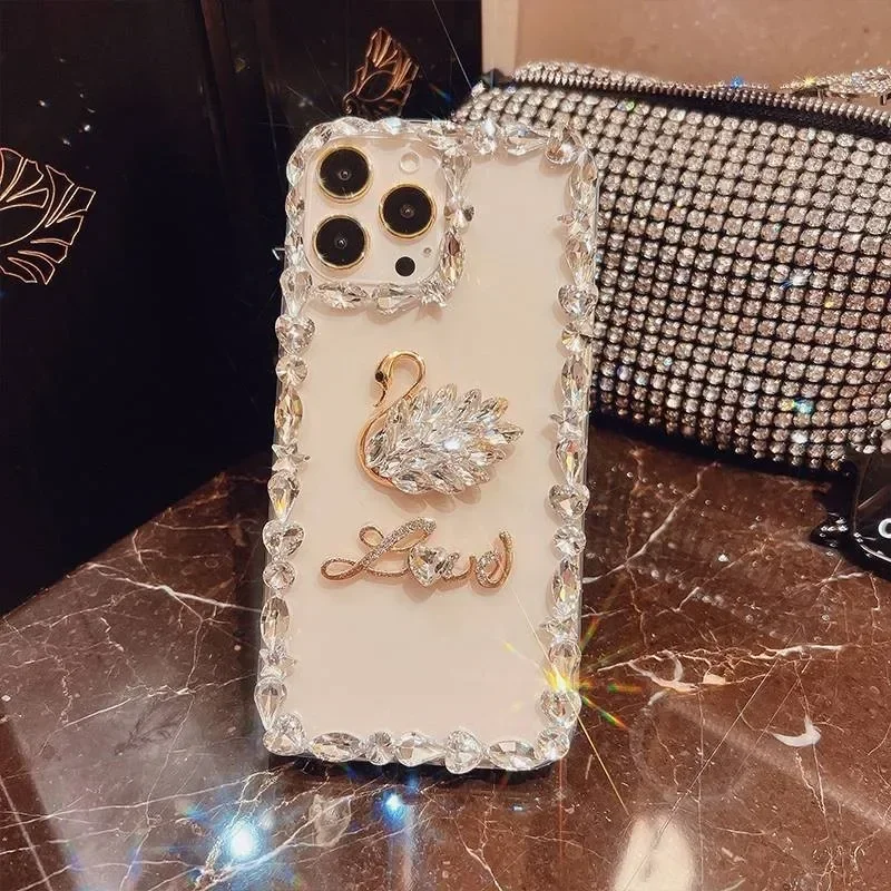 다이아몬드 러브 크리스탈 스완 폰 케이스, 글리터 블링 - Phone Cases Arc 리뷰 및 가격