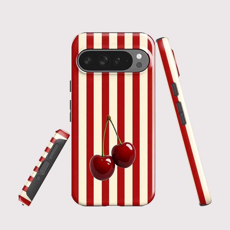 Fcicicase 체리 스트라이프 패턴 휴대폰 케이스  - Phone Cases Pixel 10 Pro 리뷰 및 가격