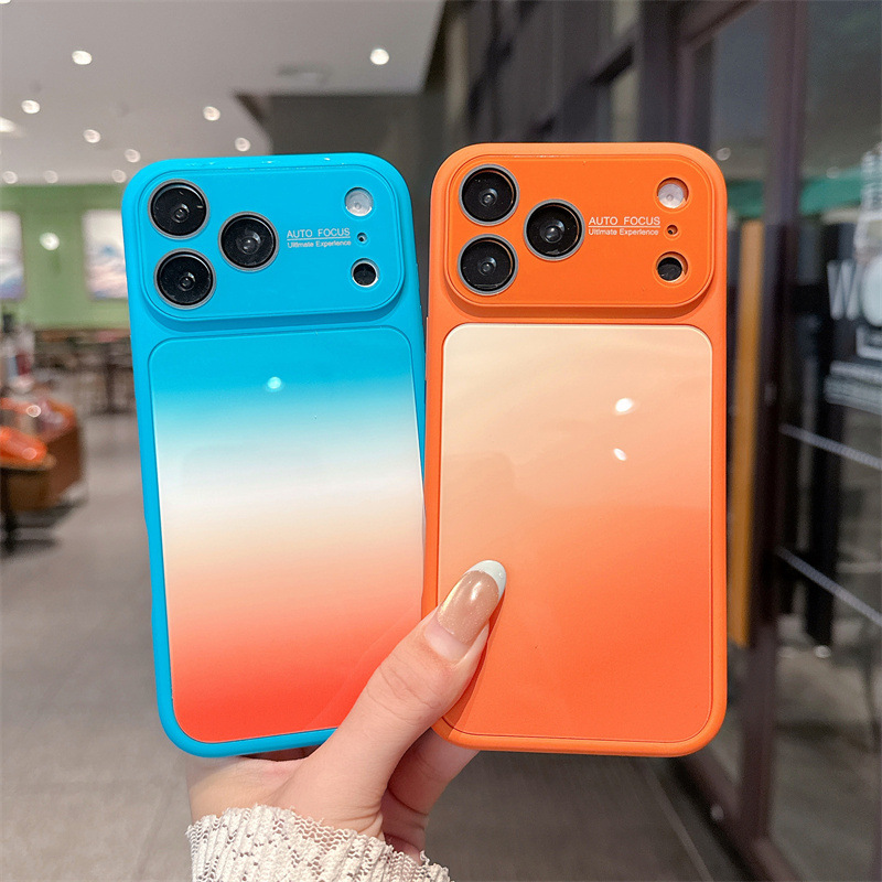 럭셔리 캔디 컬러 그라데이션 폰 케이스 (아이폰 17, - Phone Cases Luxury 리뷰 및 가격