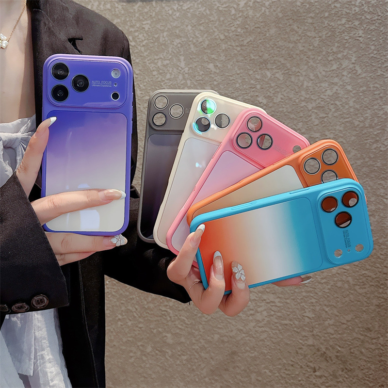 럭셔리 캔디 컬러 그라데이션 폰 케이스 (아이폰 17, - Phone Cases Luxury 리뷰 및 가격
