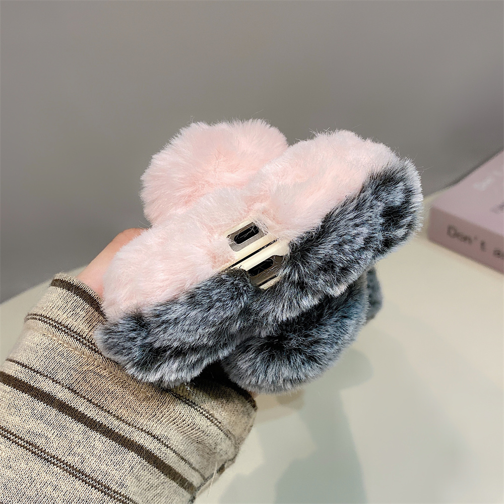 귀여운 토끼 귀 플러피 스탠드 폰 케이스 삼성 갤럭시  - Phone Cases Galaxy S23 리뷰 및 가격