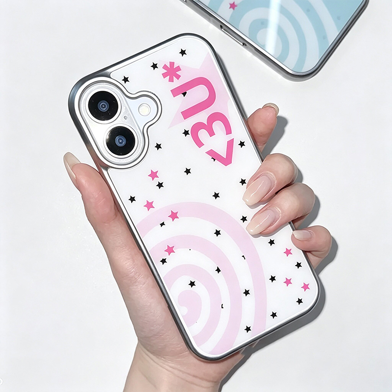 Y2K 크리에이티브 스윗 쿨 민트 블루 스타 볼텍스 폰 - Phone Cases Blue 리뷰 및 가격