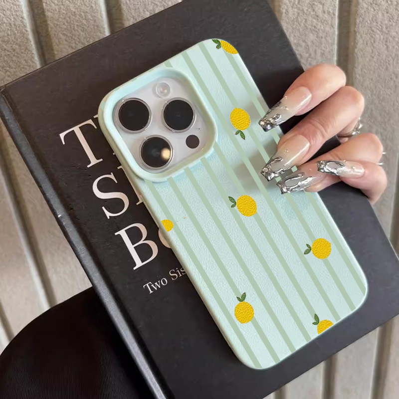 충격 방지 귀여운 레몬 패턴 실리콘 폰 케이스 아이폰  - Phone Cases Luxury 리뷰 및 가격