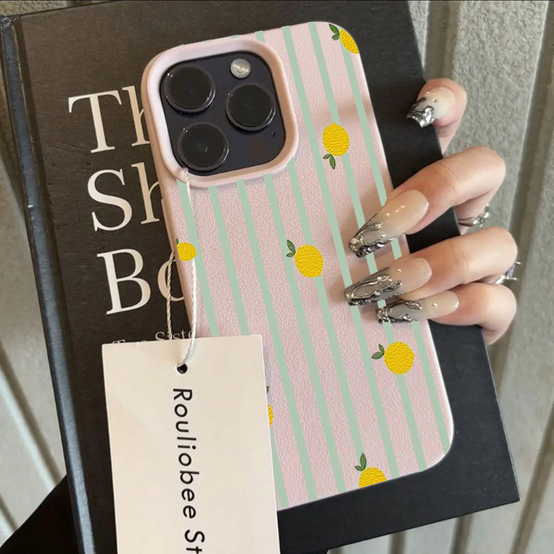 충격 방지 귀여운 레몬 패턴 실리콘 폰 케이스 아이폰  - Phone Cases Luxury 리뷰 및 가격